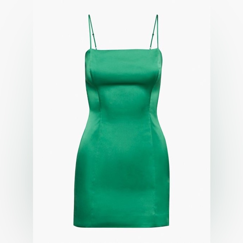 Nature green Aritzia Sunday Best Shimmer Dress Size 6